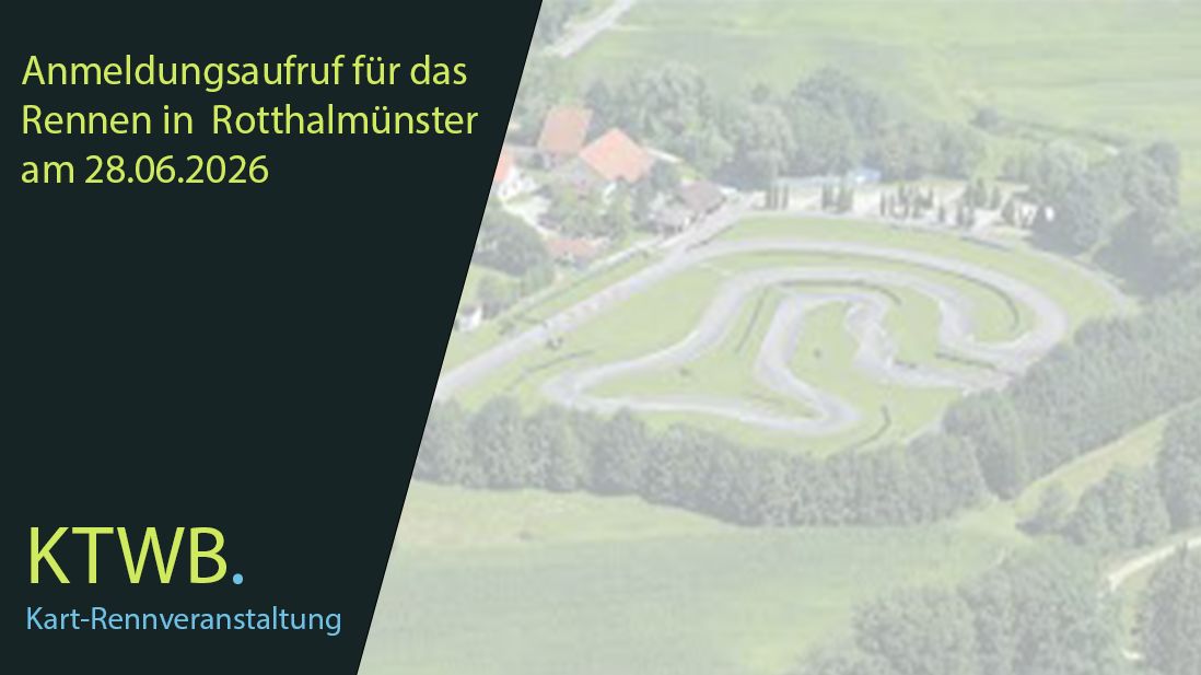 Rotthalmünster Anmeldungsaufruf