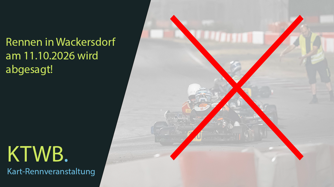 Absage Wackersdorf Finallauf